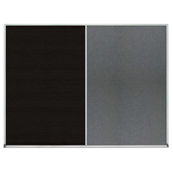 United Visual Products Single Door Radius Corkboard, 18"x24", Sat, UV7000RC-SATIN-KEYLIME UV7000RC-SATIN-KEYLIME